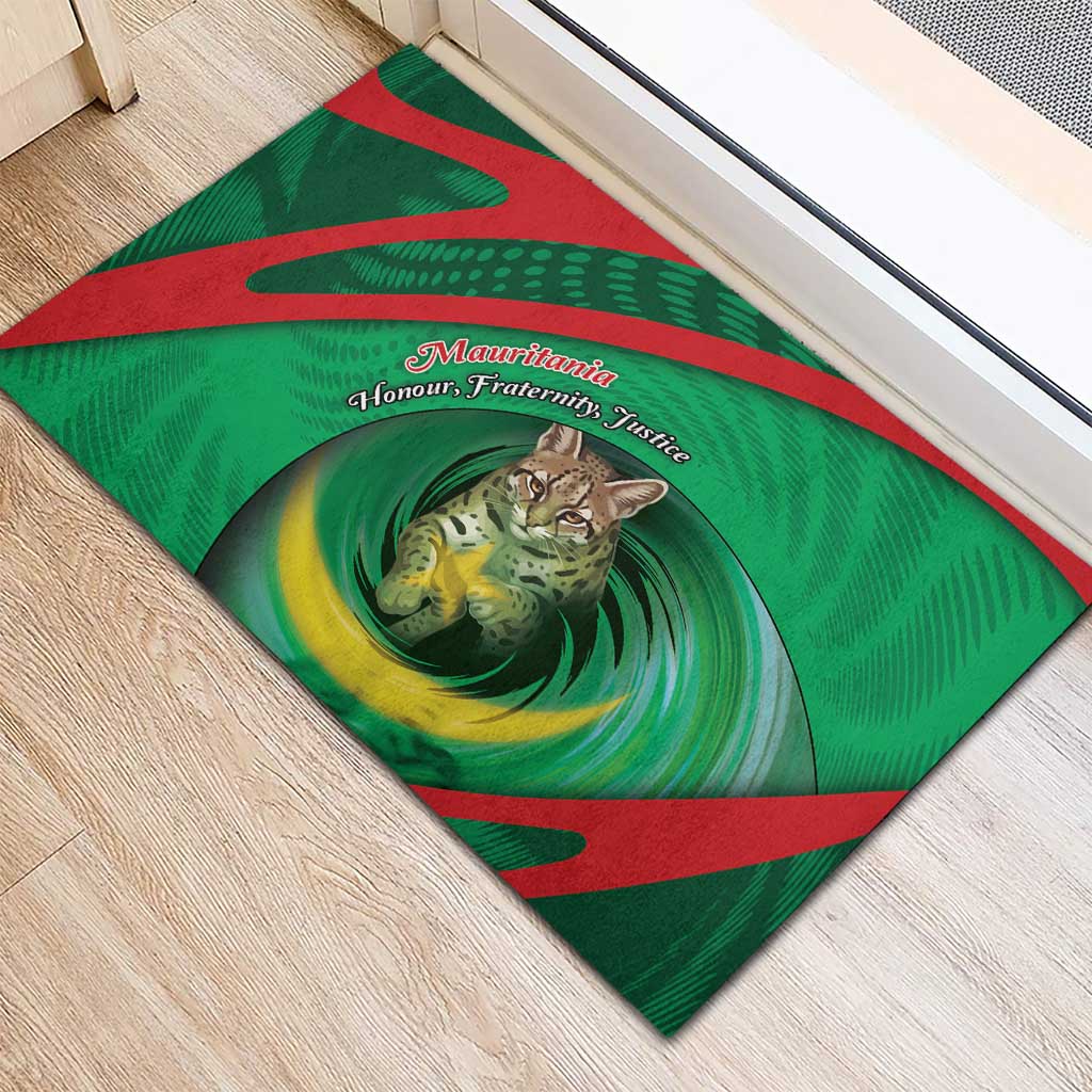 Mauritania Rubber Doormat African Wildcat From Richat Structure