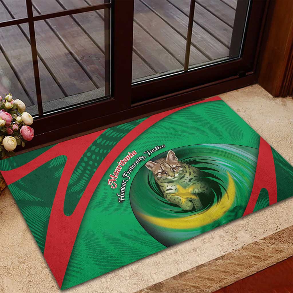 Mauritania Rubber Doormat African Wildcat From Richat Structure