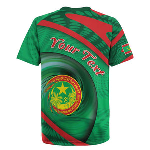Personalized Mauritania Rugby Jersey African Wildcat From Richat Structure