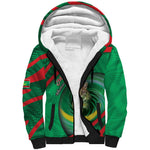 Personalized Mauritania Sherpa Hoodie African Wildcat From Richat Structure