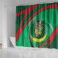 Mauritania Shower Curtain African Wildcat From Richat Structure