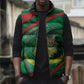 Personalized Mauritania Sleeveless Puffer Jacket African Wildcat From Richat Structure
