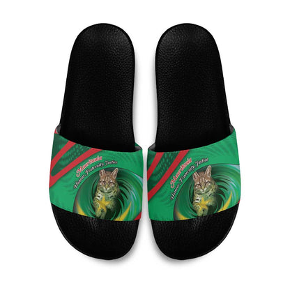 Mauritania Slide Sandals African Wildcat From Richat Structure