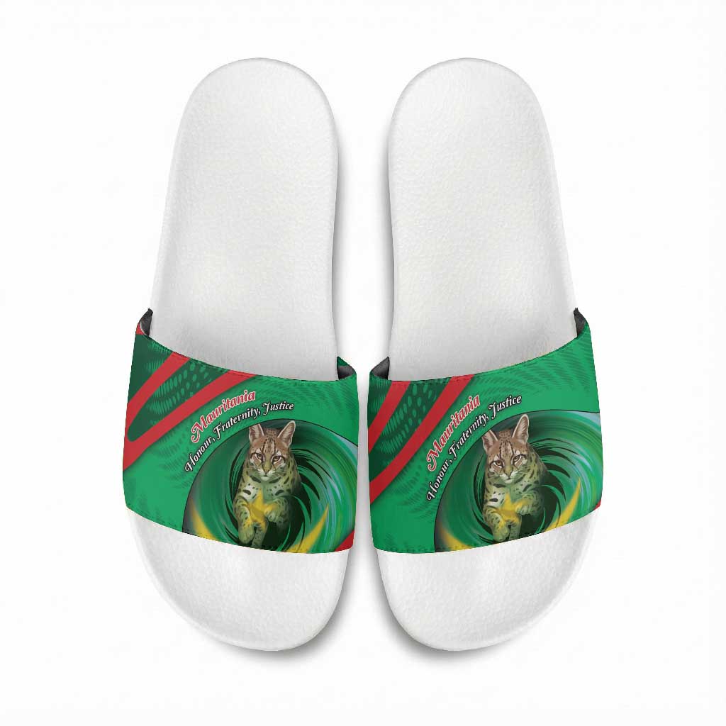 Mauritania Slide Sandals African Wildcat From Richat Structure