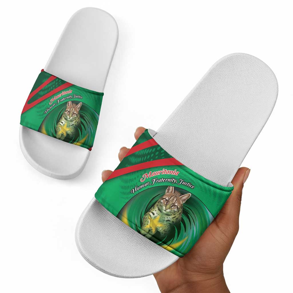 Mauritania Slide Sandals African Wildcat From Richat Structure