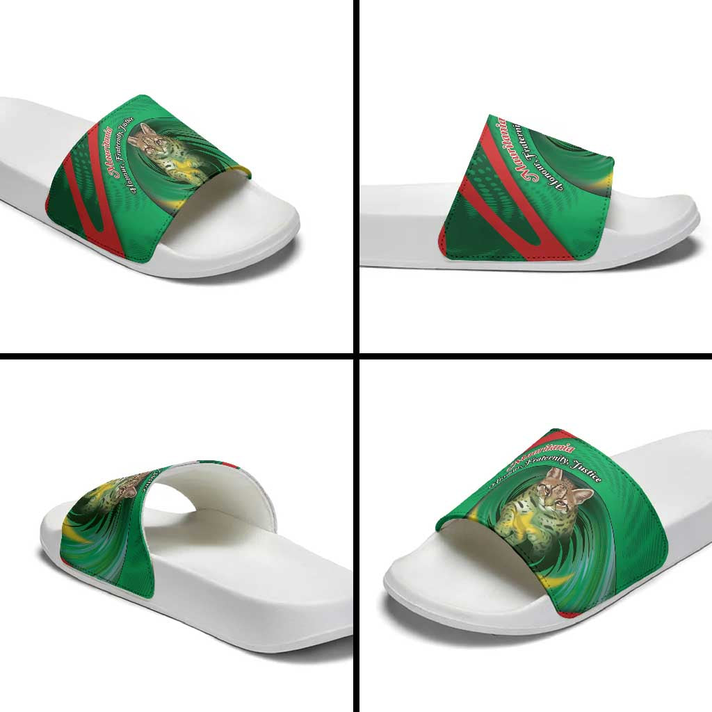 Mauritania Slide Sandals African Wildcat From Richat Structure