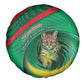 Mauritania Spare Tire Cover African Wildcat From Richat Structure