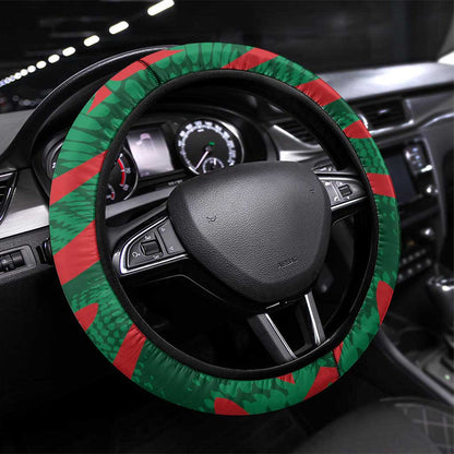 Mauritania Steering Wheel Cover African Wildcat From Richat Structure