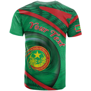 Personalized Mauritania T shirt African Wildcat From Richat Structure