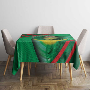 Mauritania Tablecloth African Wildcat From Richat Structure