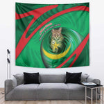 Mauritania Tapestry African Wildcat From Richat Structure