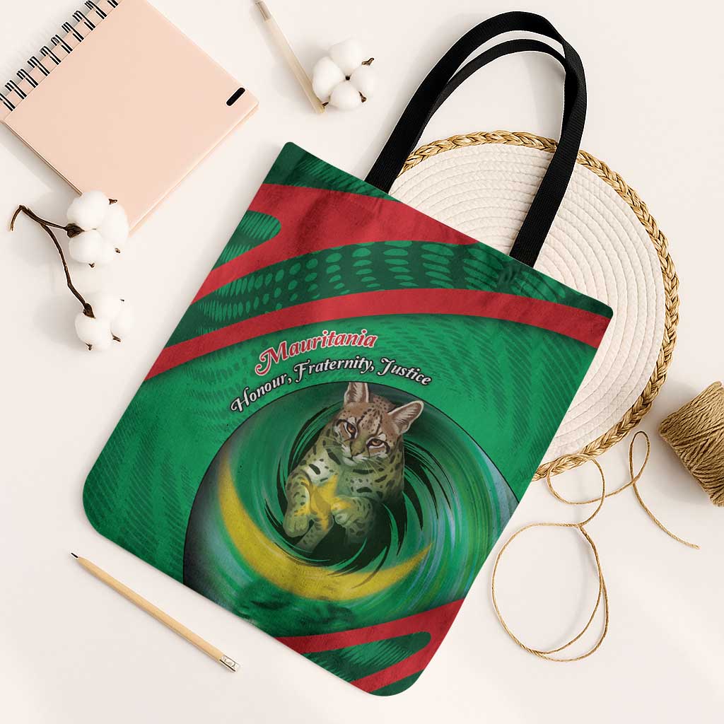 Mauritania Tote Bag African Wildcat From Richat Structure