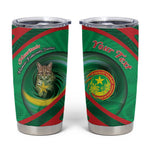 Personalized Mauritania Tumbler Cup African Wildcat From Richat Structure