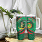 Personalized Mauritania Tumbler With Handle African Wildcat From Richat Structure