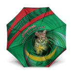 Mauritania Umbrella African Wildcat From Richat Structure