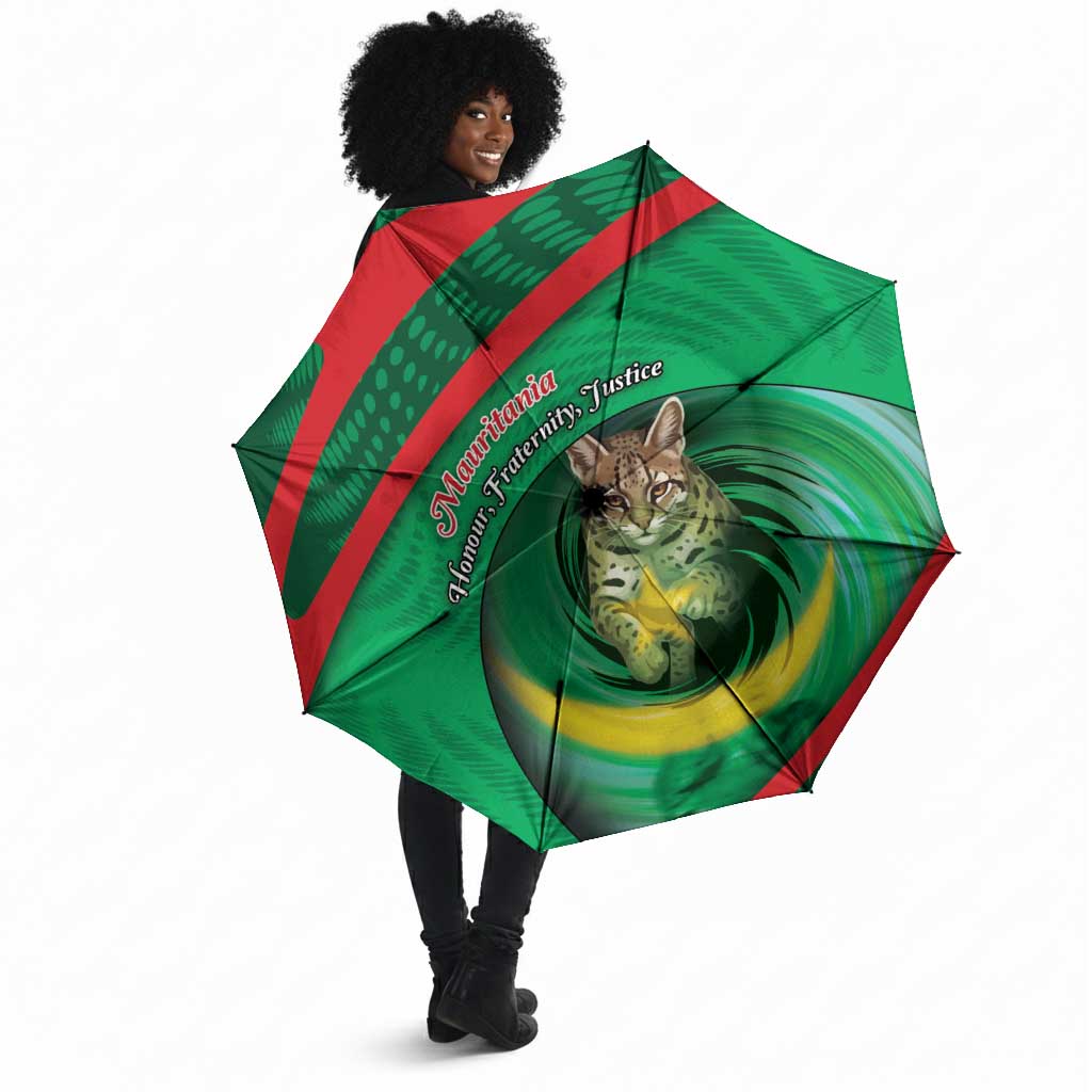 Mauritania Umbrella African Wildcat From Richat Structure
