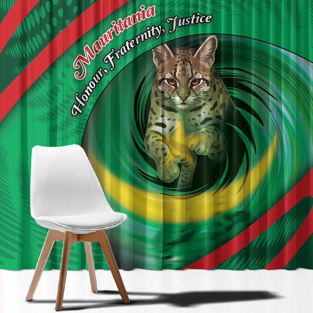 Mauritania Window Curtain African Wildcat From Richat Structure