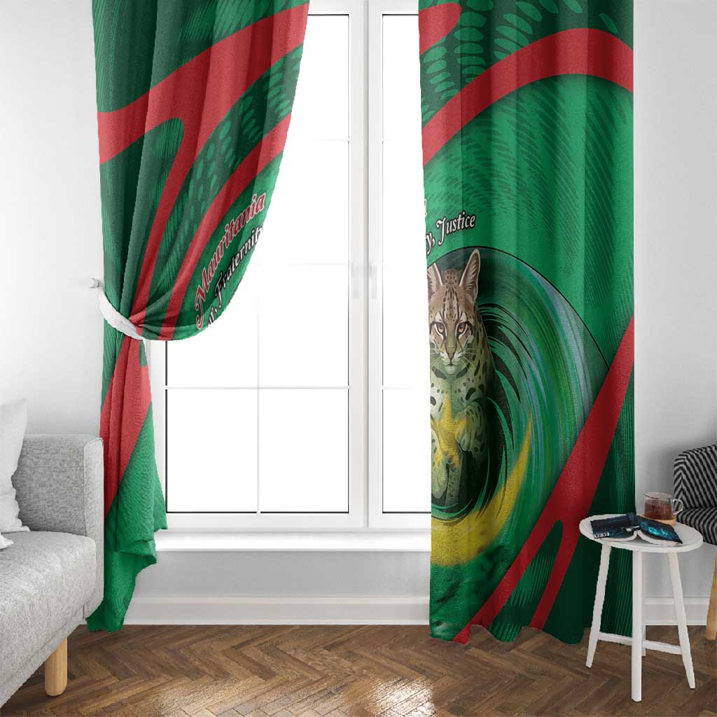 Mauritania Window Curtain African Wildcat From Richat Structure
