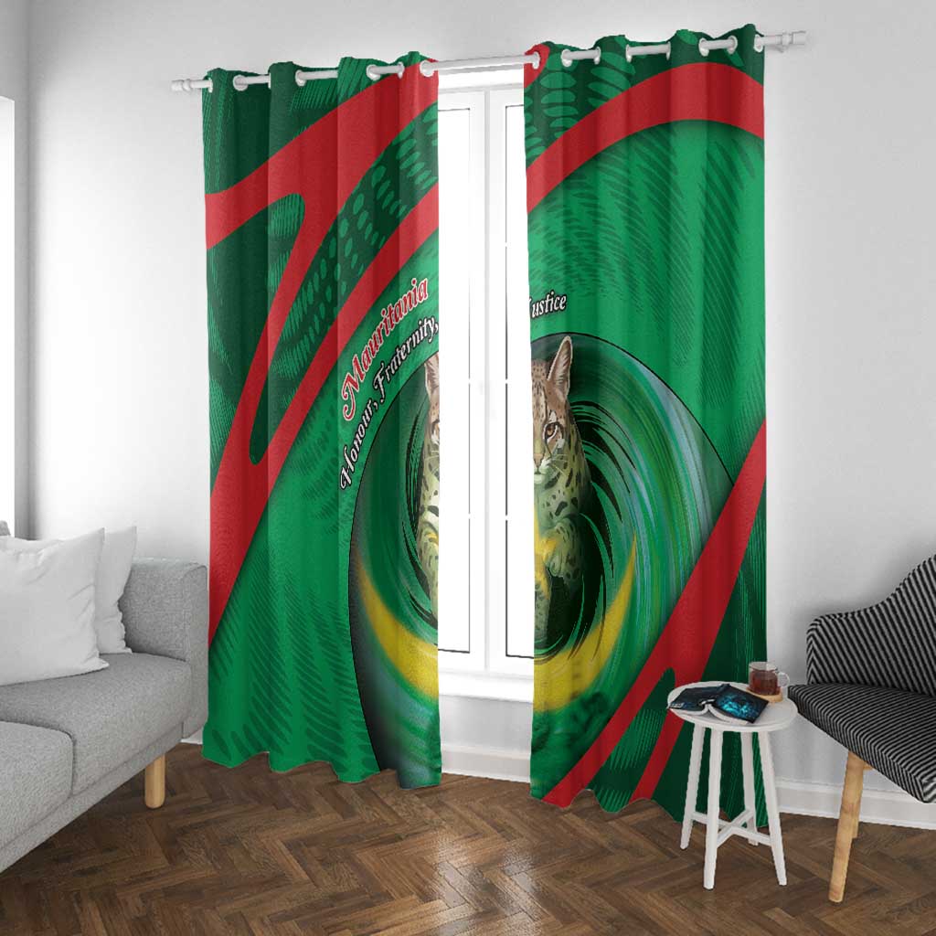 Mauritania Window Curtain African Wildcat From Richat Structure