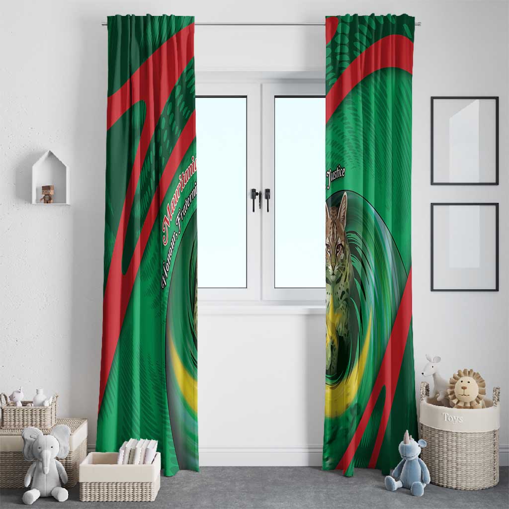 Mauritania Window Curtain African Wildcat From Richat Structure