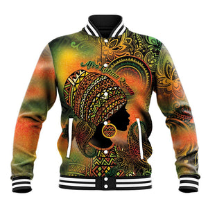 Black Women Baseball Jacket Afro Latina Queen - African Pride