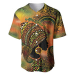 Black Women Baseball Jersey Afro Latina Queen - African Pride