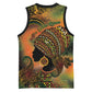 Black Women Basketball Jersey Afro Latina Queen DT05