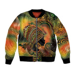 Black Women Bomber Jacket Afro Latina Queen - African Pride