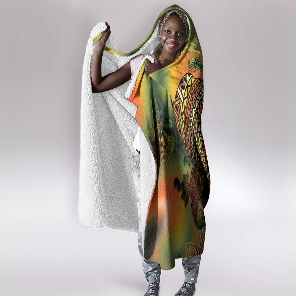 Black Women Hooded Blanket Afro Latina Queen - African Pride