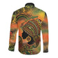 Black Women Long Sleeve Button Shirt Afro Latina Queen - African Pride