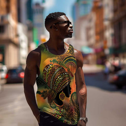 Black Women Men Tank Top Afro Latina Queen - African Pride