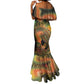 Black Women Mermaid Dress Afro Latina Queen - African Pride