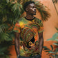 Black Women T shirt Afro Latina Queen - African Pride