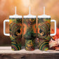 Black Women Tumbler With Handle Afro Latina Queen - African Pride
