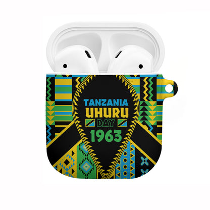 Tanzania Independence Day AirPods Case Uhuru 1963 African Shield Tribal Pattern