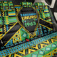Tanzania Independence Day Back Car Seat Cover Uhuru 1963 African Shield Tribal Pattern