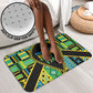 Tanzania Independence Day Bathroom Set Uhuru 1963 African Shield Tribal Pattern