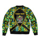 Personalized Tanzania Independence Day Bomber Jacket Uhuru 1963 African Shield Tribal Pattern