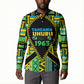 Personalized Tanzania Independence Day Button Sweatshirt Uhuru 1963 African Shield Tribal Pattern