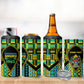 Personalized Tanzania Independence Day 4 in 1 Can Cooler Tumbler Uhuru 1963 African Shield Tribal Pattern