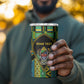 Personalized Tanzania Independence Day 4 in 1 Can Cooler Tumbler Uhuru 1963 African Shield Tribal Pattern