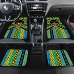 Personalized Tanzania Independence Day Car Mats Uhuru 1963 African Shield Tribal Pattern
