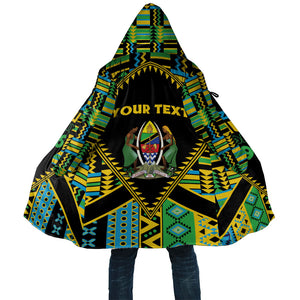 Personalized Tanzania Independence Day Cloak Uhuru 1963 African Shield Tribal Pattern