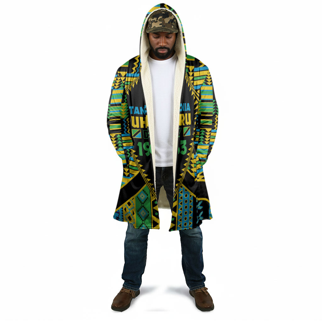 Personalized Tanzania Independence Day Cloak Uhuru 1963 African Shield Tribal Pattern
