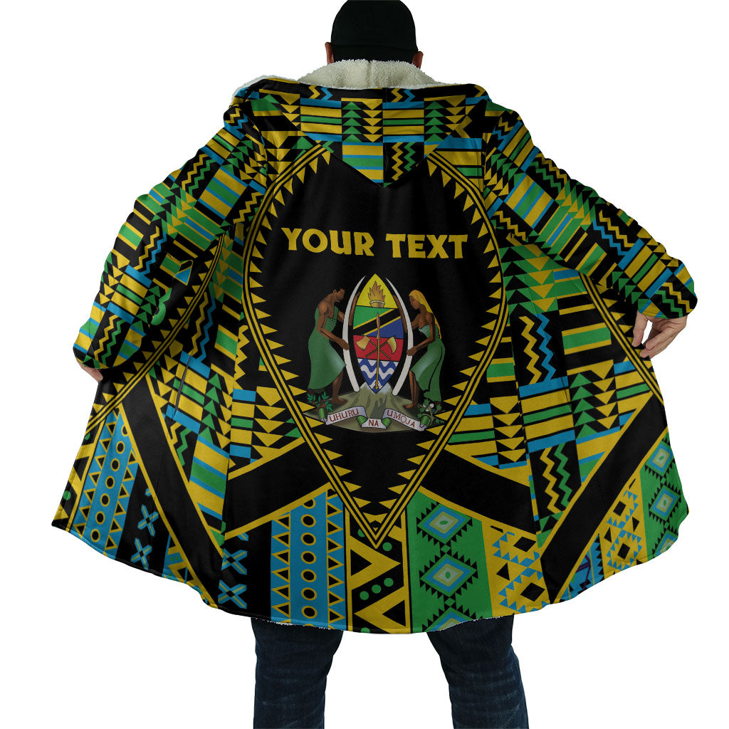 Personalized Tanzania Independence Day Cloak Uhuru 1963 African Shield Tribal Pattern