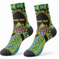 Personalized Tanzania Independence Day Crew Socks Uhuru 1963 African Shield Tribal Pattern