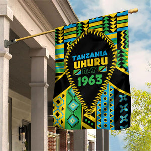 Tanzania Independence Day Garden Flag Uhuru 1963 African Shield Tribal Pattern