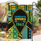 Tanzania Independence Day Garden Flag Uhuru 1963 African Shield Tribal Pattern