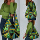 Tanzania Independence Day Grocery Bag Uhuru 1963 African Shield Tribal Pattern