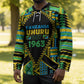 Personalized Tanzania Independence Day Hockey Jersey Uhuru 1963 African Shield Tribal Pattern